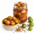 Lasoora Pickle (Homemade Lasoora Achar)